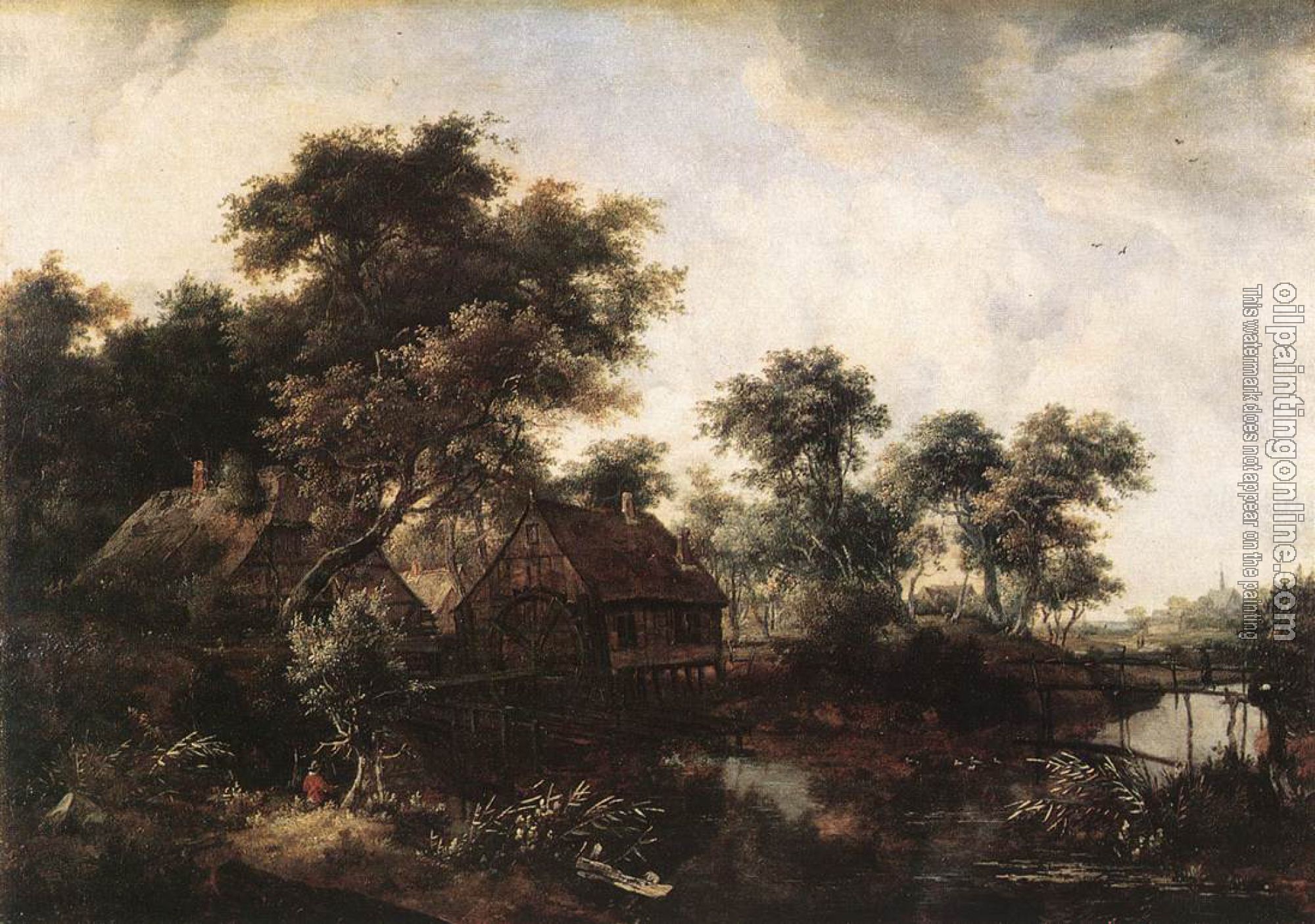 Meindert Hobbema - The Water Mill